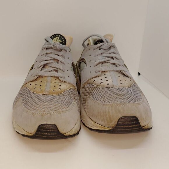 Nike Air Huarache Mens Pre-owned Wolf Gray Leather Running Sneakers - sz. 13 main image 7